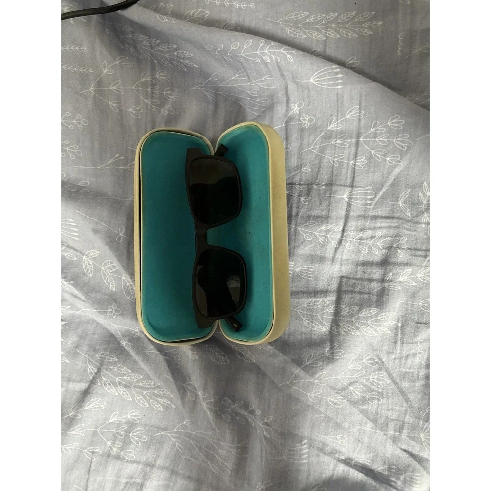 Warby Parker Perkins M 103 Matte Black Square Sunglasses with Case 52-17-145
